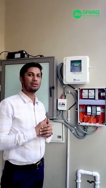 A Jio Sparq system running with the grid disconnected